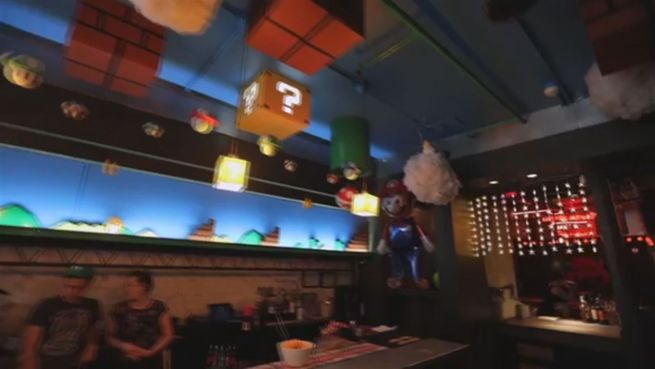 go to Drink statt Jump´n Run: Bar im Super-Mario-Style