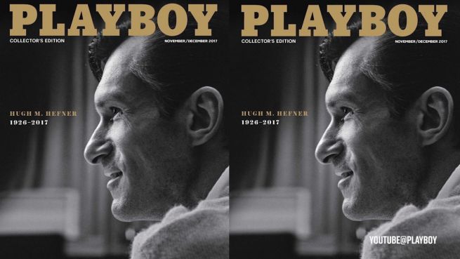 go to Premiere: Hugh Hefner auf dem neuen Playboy-Cover