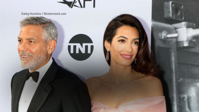 go to Liebesgeständnis: Amal Clooney hält rührende Rede über George