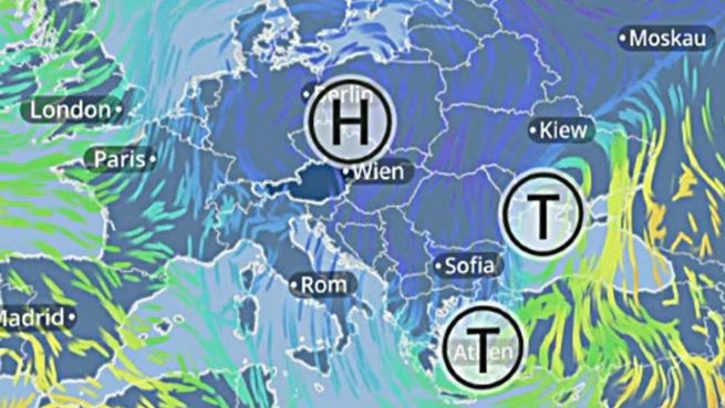 go to Das Wetter in Europa am 17. Januar 2016