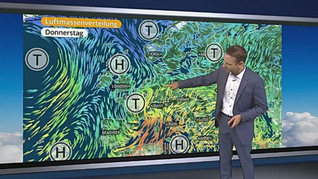 go to Das Wetter in Europa am 31. März 2016